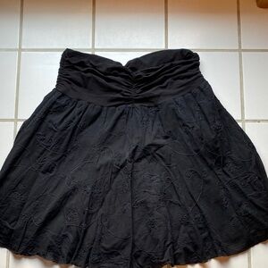 CAbi Black A-Line Skirt Firty Style 476